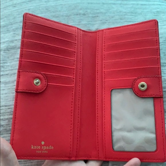 Kate spade button long wallet - Picture 2 of 3
